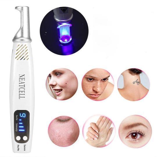 Caneta Laser Removedora de Manchas, Verruga e Tatuagem na Pele - Loja Facilita Lar